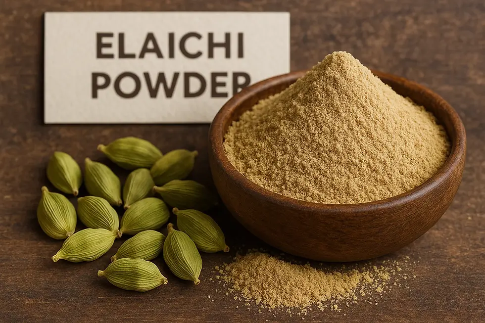 Elaichi Powder in bowl