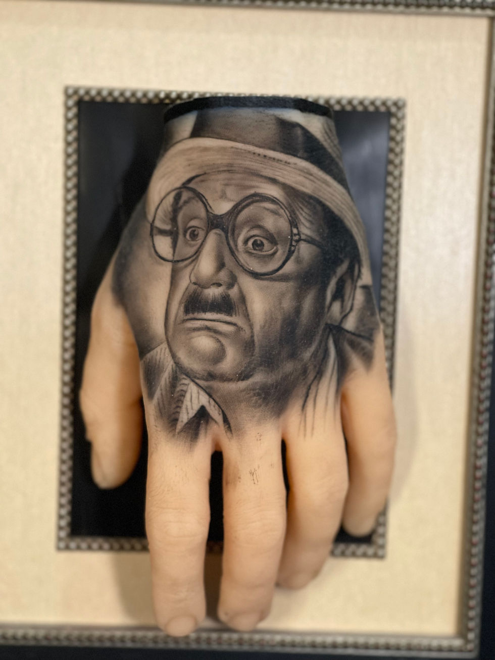 Thumbnail: Tattooed synthetic hand