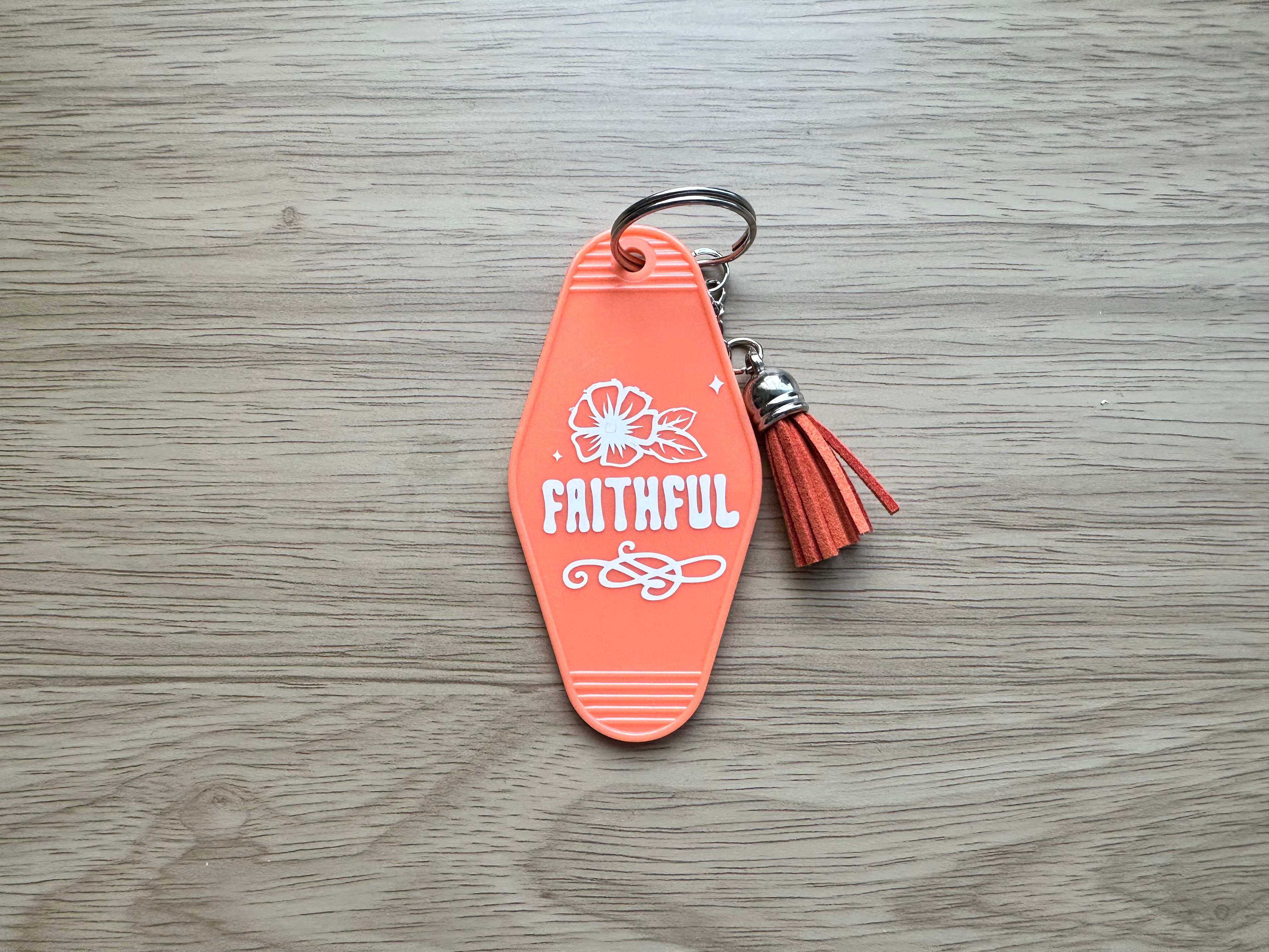 Faithful Motel Keychain