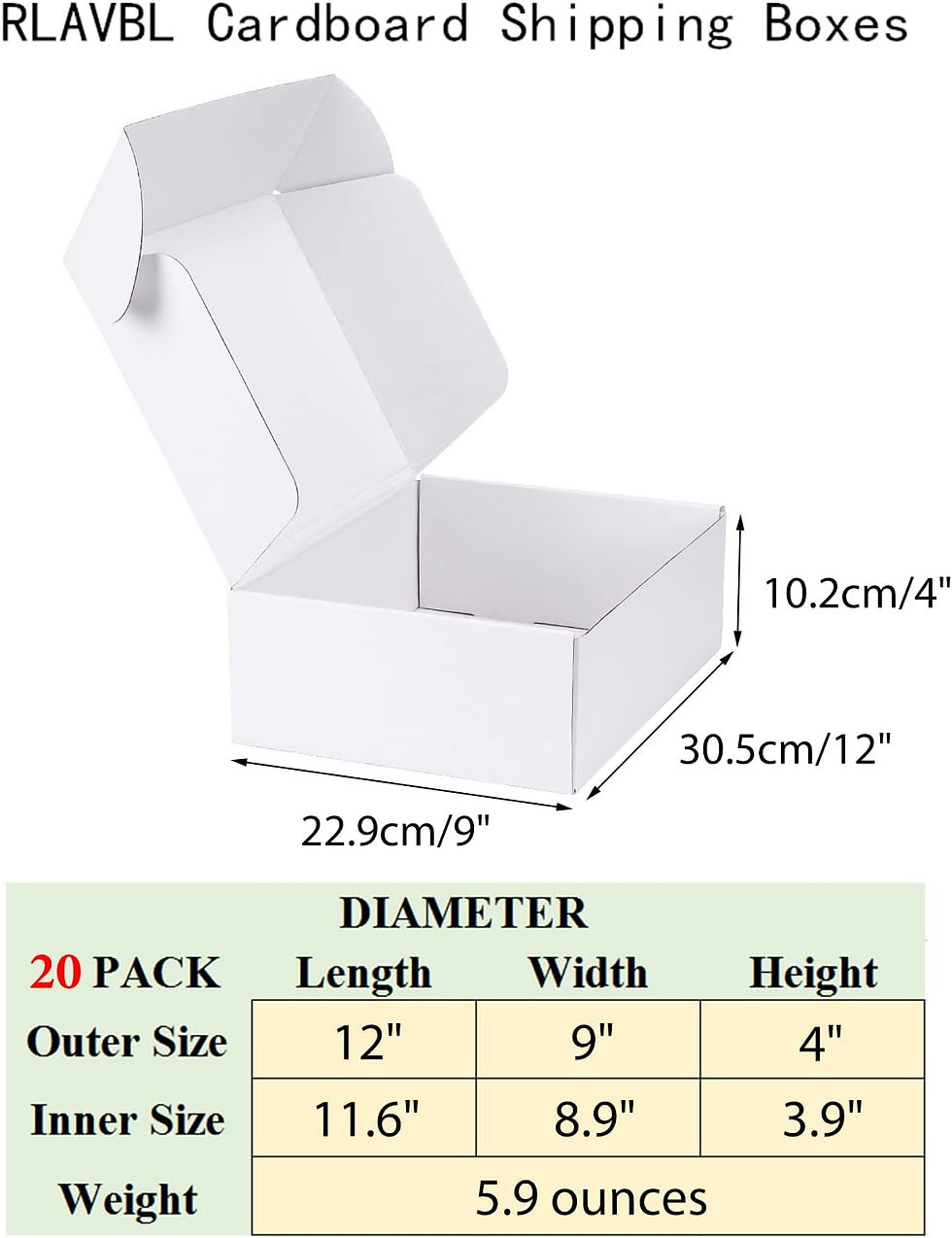 Thumbnail: Corrugated Cardboard Box, 12x9x4