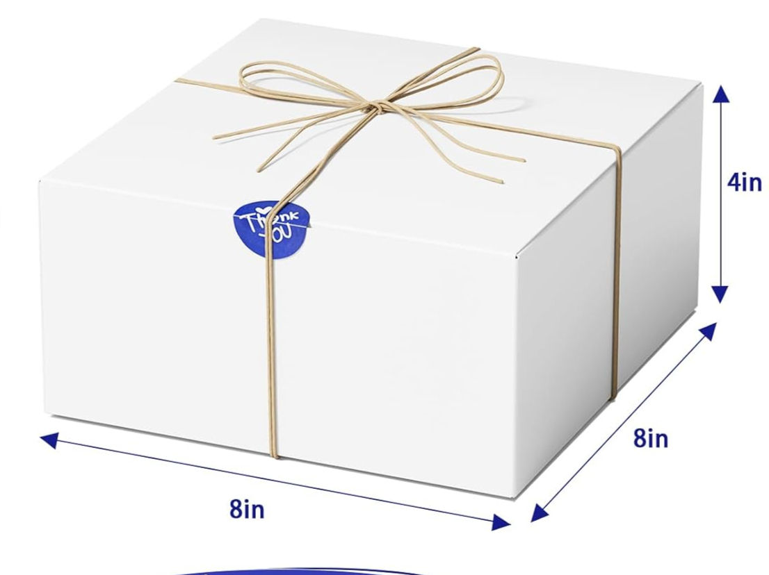 White Gift Box with Lid (no customization)