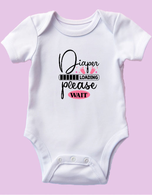 Diaper Loading Please Wait Onesies