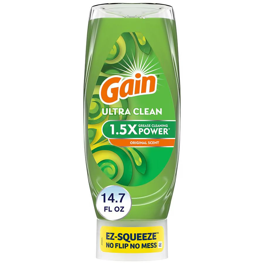 Gain Liquid Dish Soap, Original Scent (14.7 fl oz)