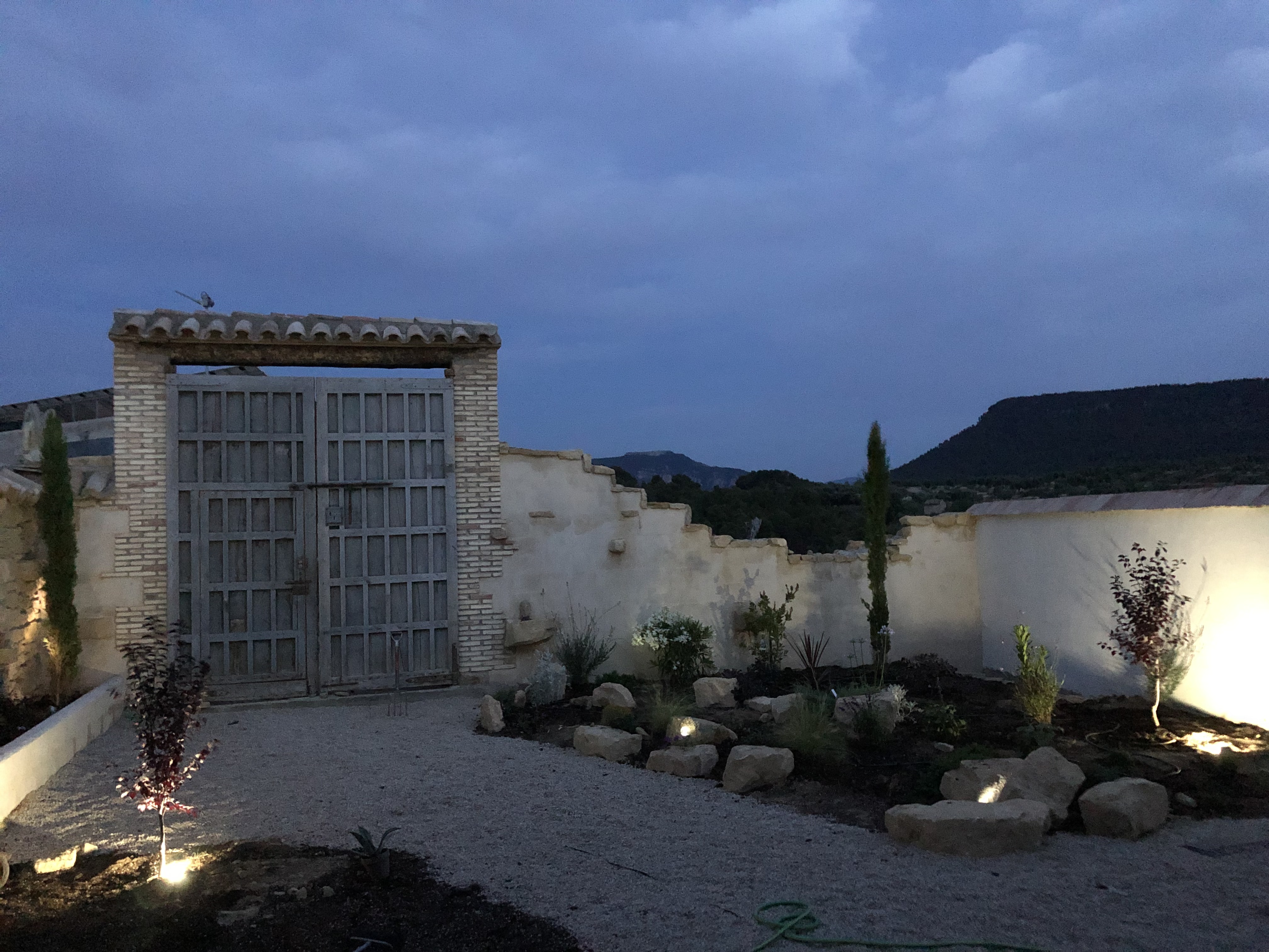 Upper courtyard