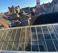 nettoyage verrière avec brosse spécifique