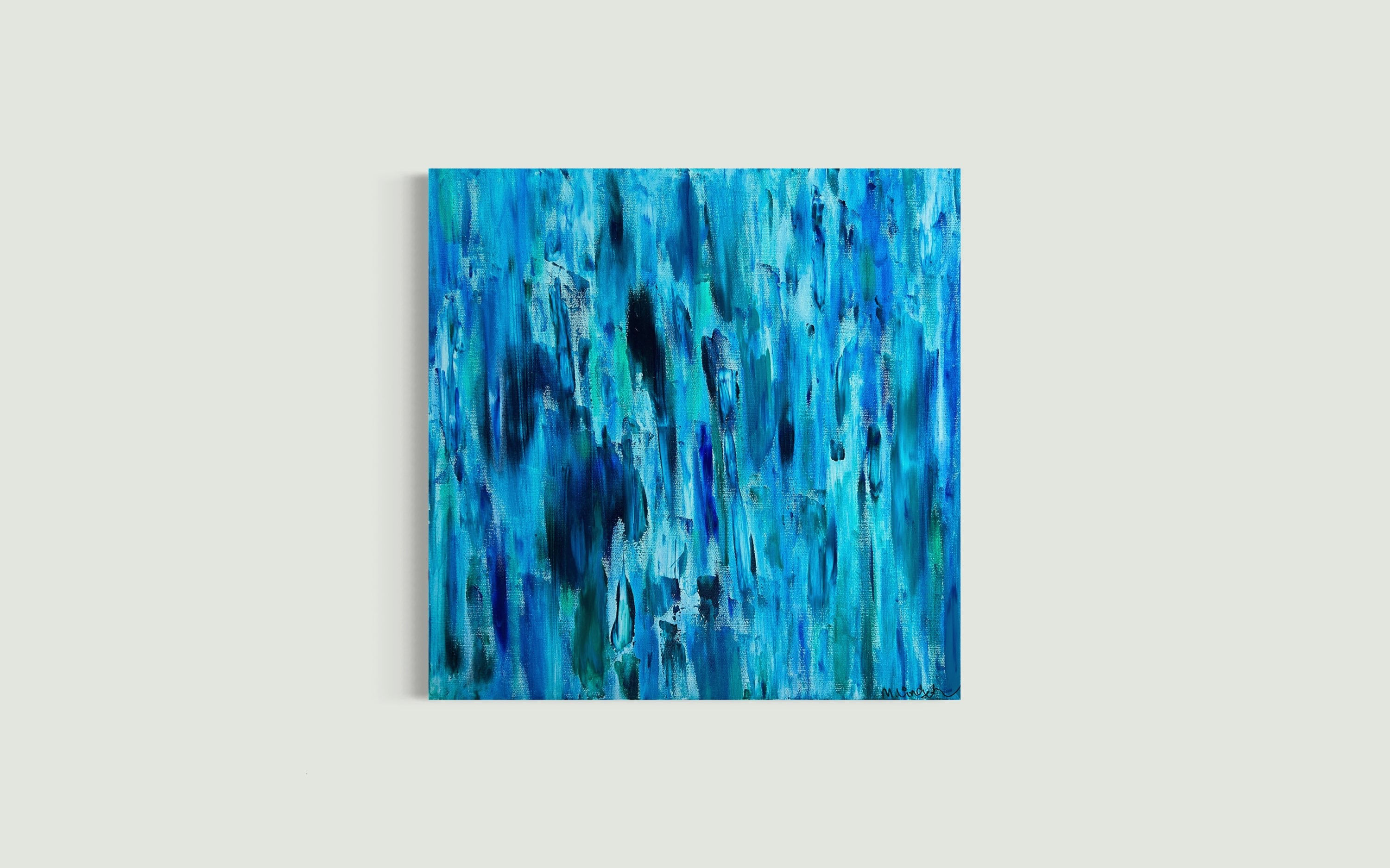 “That time we sat on the roof” 20x20” canvas print 