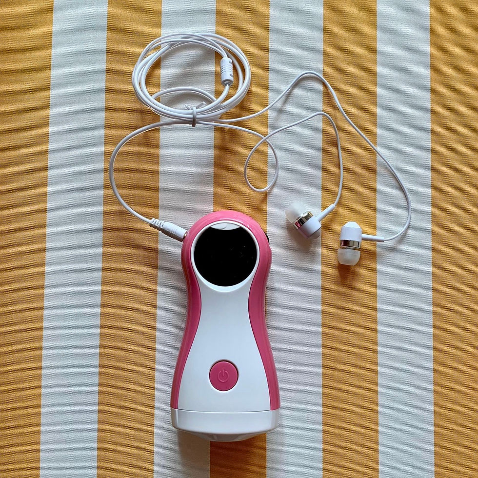 BabySounds_Fetal_Doppler_Kopfhörer_gelb