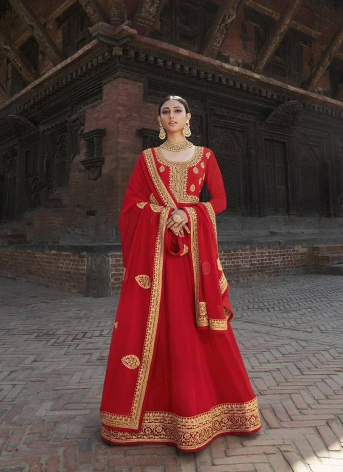 Red-Colour-Amaya-By-Zubeda-Gown-Catalog-22301