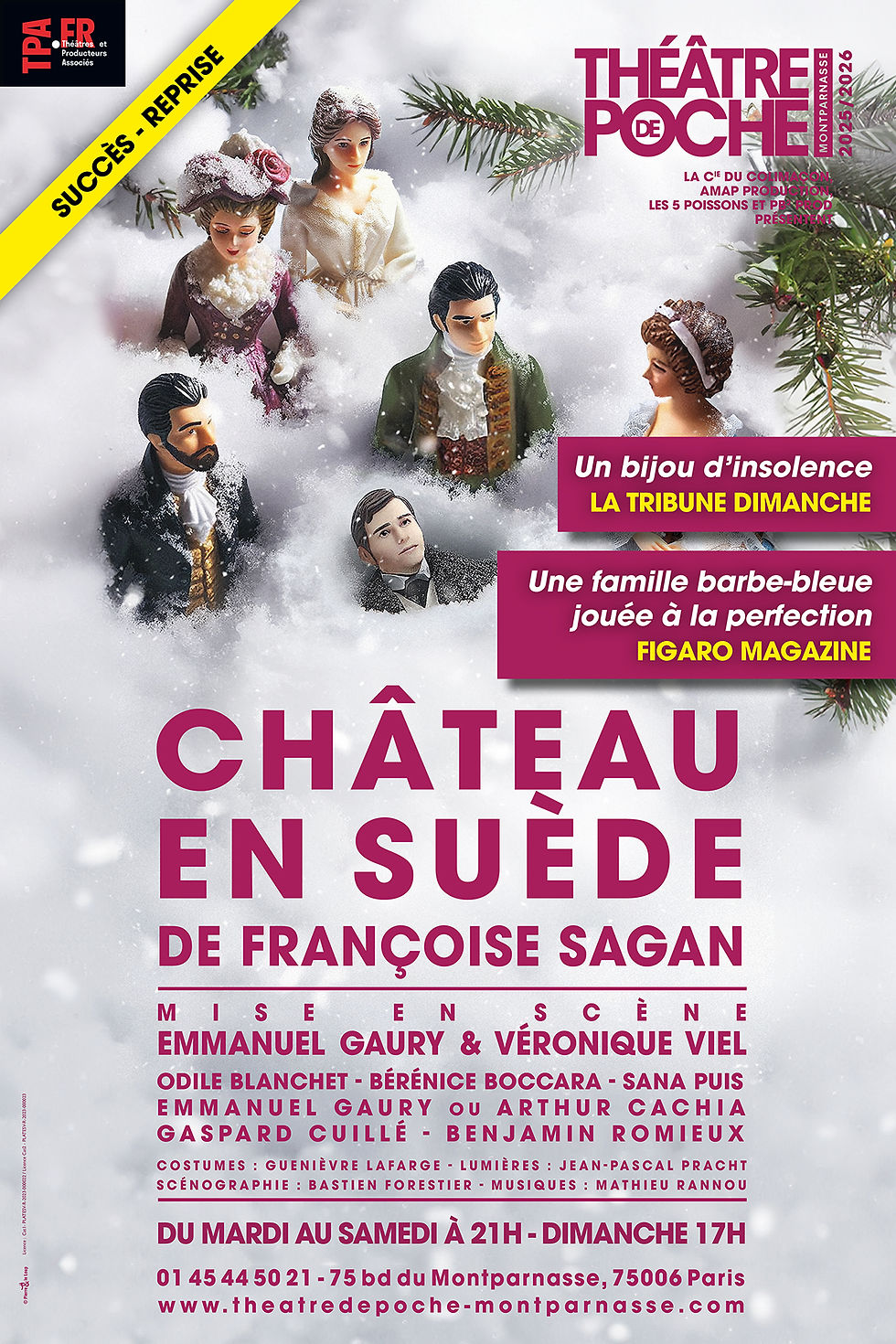 Affiche Château en Suède
