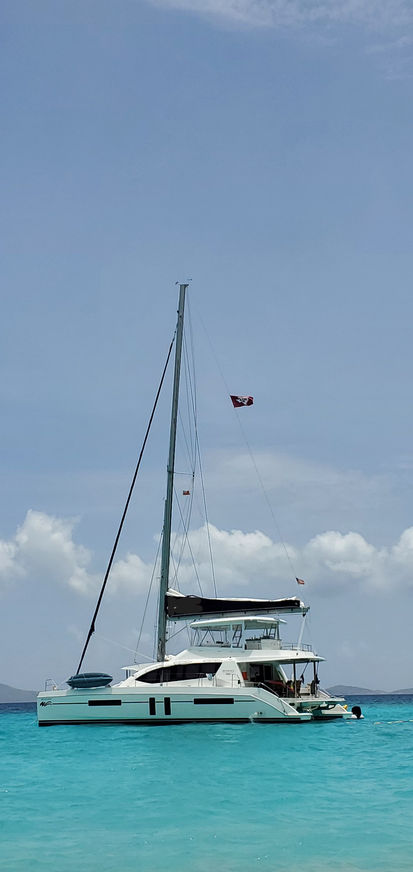 anchored at Soggy Dollar