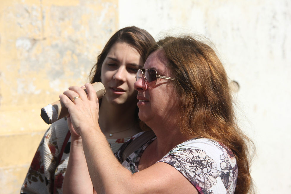 o projeto em ação na Felipe Schmidt