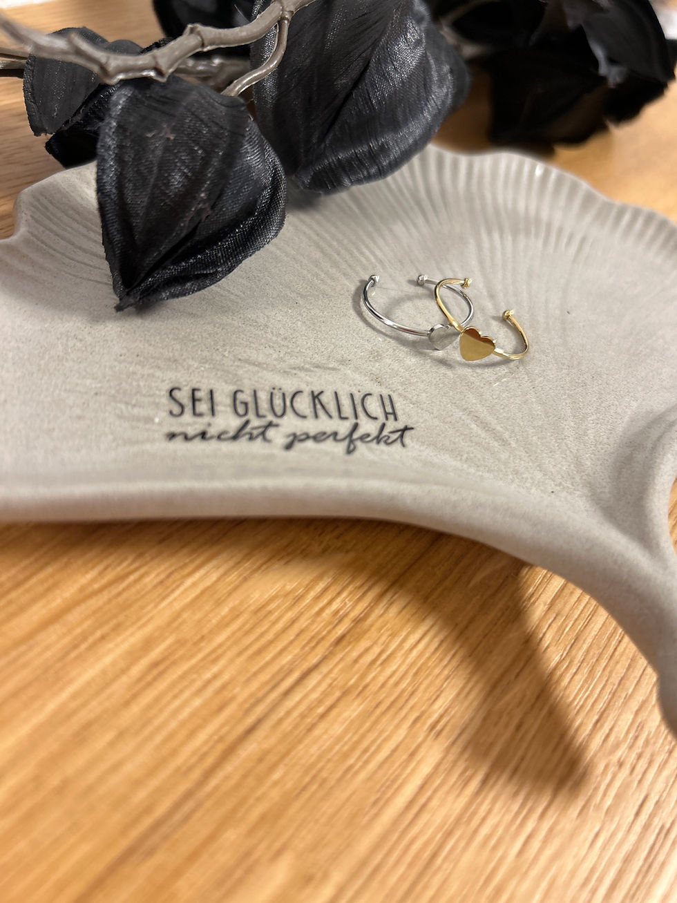 Ring HEART "gold oder silber"