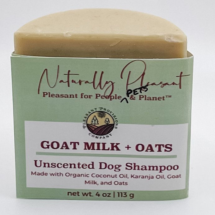 Thumbnail: Solid Dog Shampoo - Unscented Goat Milk + Oats