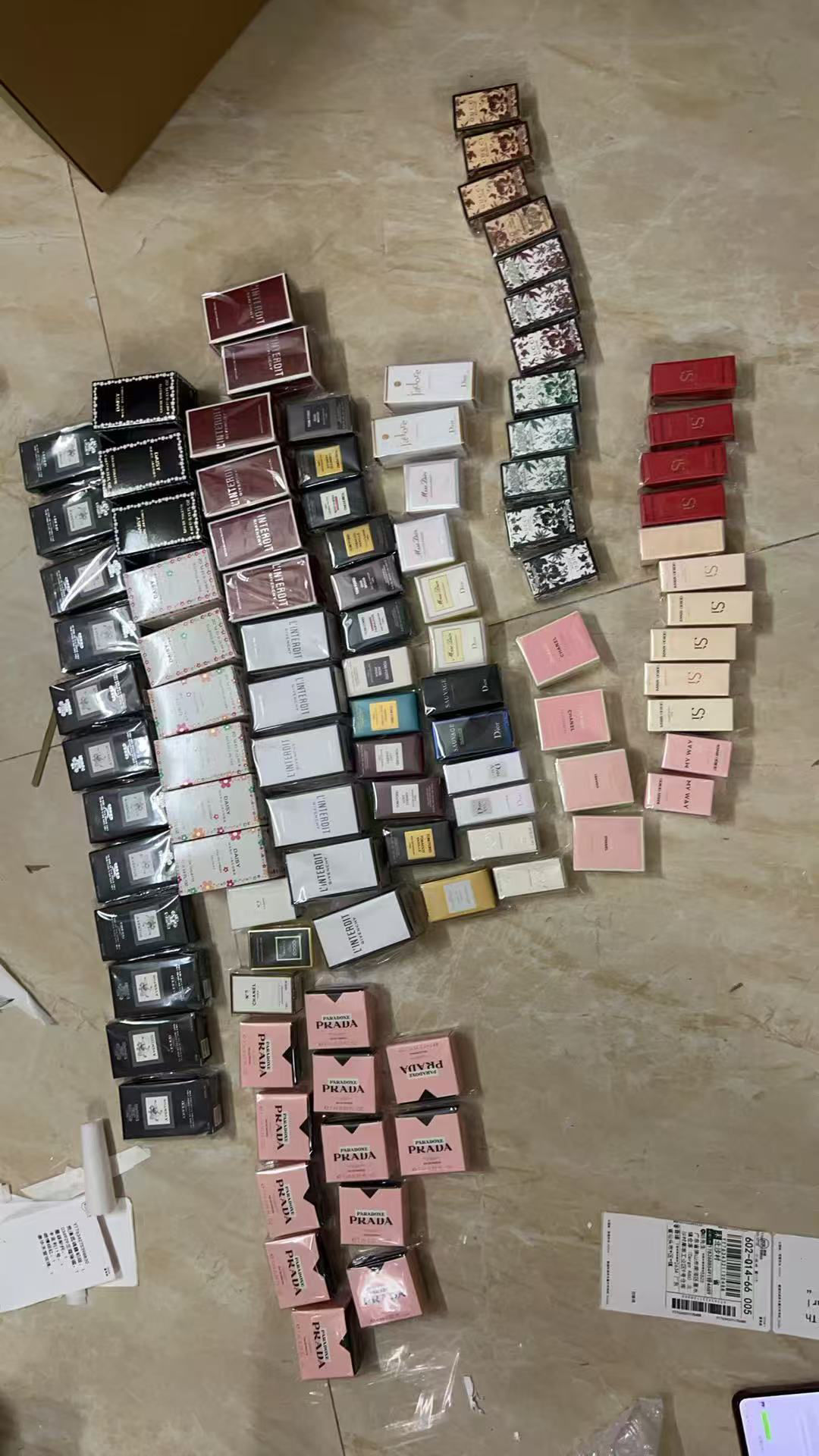 100 pcs travel size perfumes (FREE international sea freight + customs clearance