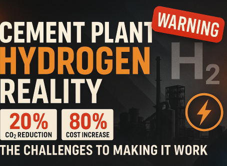 Cement Plant Hydrogen Reality: The 40% Energy Intensity Problem