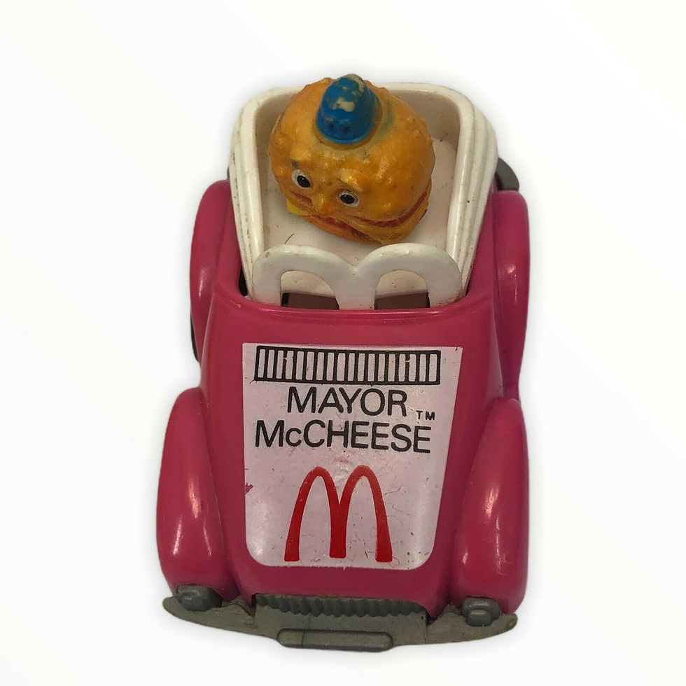 Thumbnail: Vintage McDonald's Cars Big Mac & Ronald McDonald. 84/88/89 mayor Cheese Hamburg