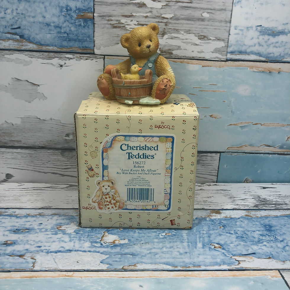 Thumbnail: Cherished Teddies Enesco Robert 156272 Bear Figurine Priscilla Hillman