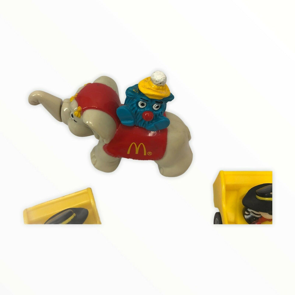 Thumbnail: Vintage McDonald's Cars Big Mac & Ronald McDonald. 84/88/89 mayor Cheese Hamburg
