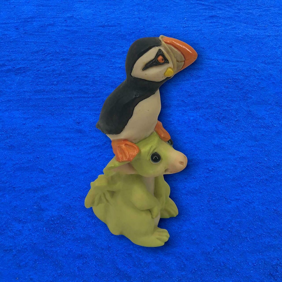 Thumbnail: Pocket dragon He Ain't Heavy he's my Puffin Real Musgrave Whimsical World