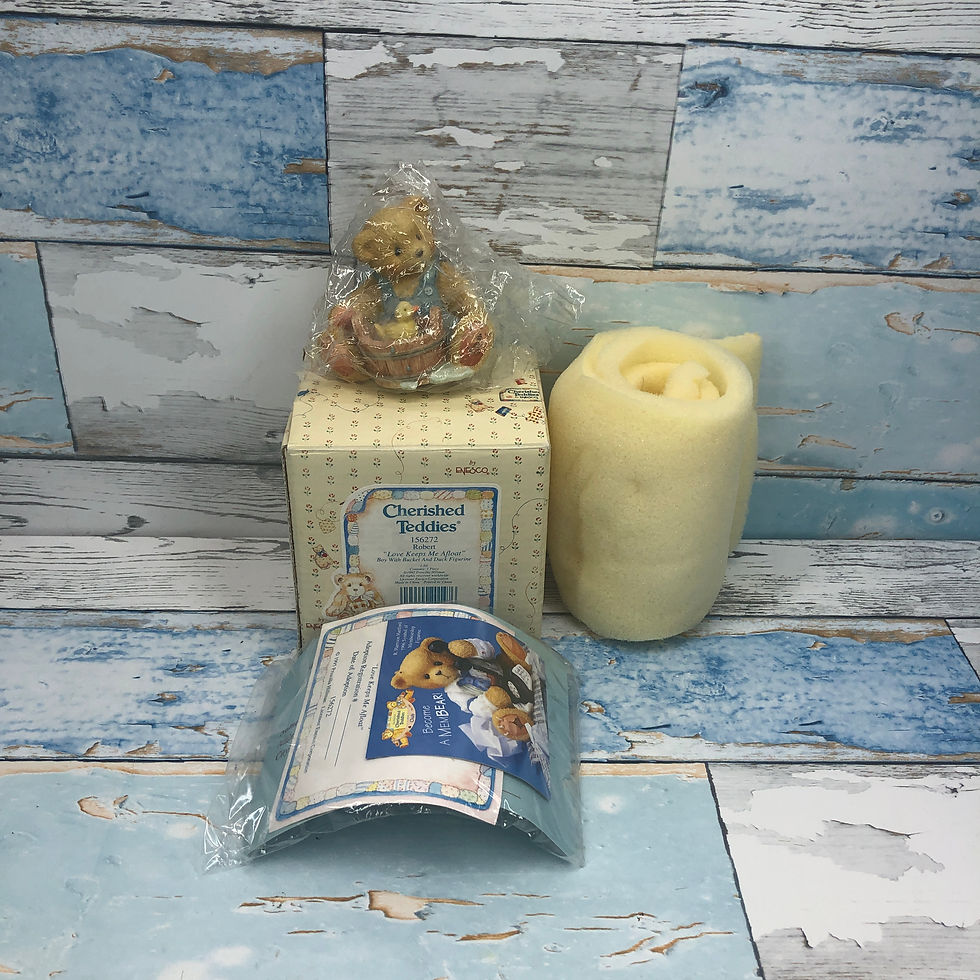 Thumbnail: Cherished Teddies Enesco Robert 156272 Bear Figurine Priscilla Hillman