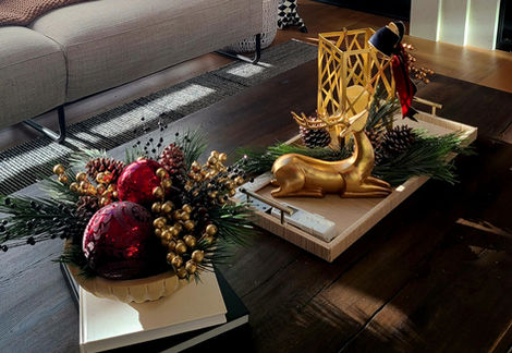 Beautiful holiday table decor