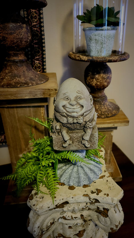 A touch of whimsy tabletop decor