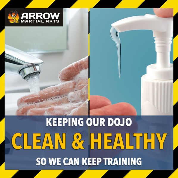 How we're keeping our dojo clean and healthy so we can keep training