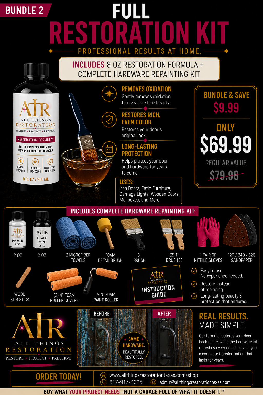 Bundle 2: FULL Restoration Kit