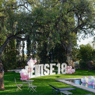 Light up Letters Marbella and Balloons Marbella. Balloon decoration and party rentals. 