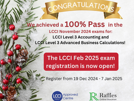 📢 Register Now for the LCCI Feb 2025 Exams!