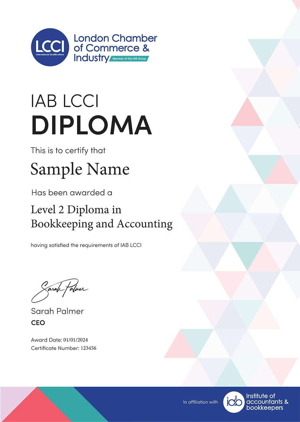 Thumbnail: 会计大专 (二级) 双文凭 LCCI L2 Dual Diploma