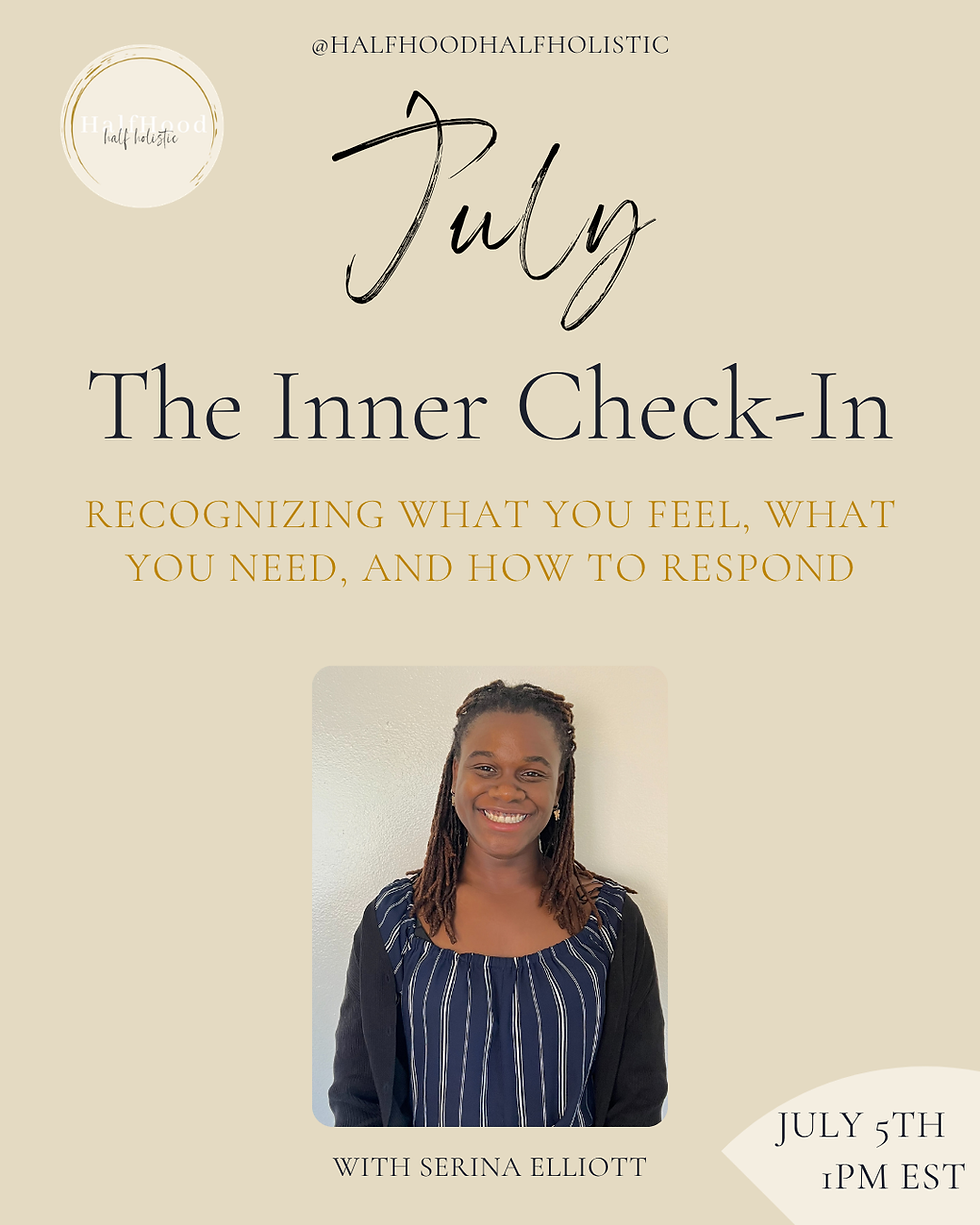Tribe Check-In: The Inner Check In: Recognizing What You Feel, What You Need, and How to Respond