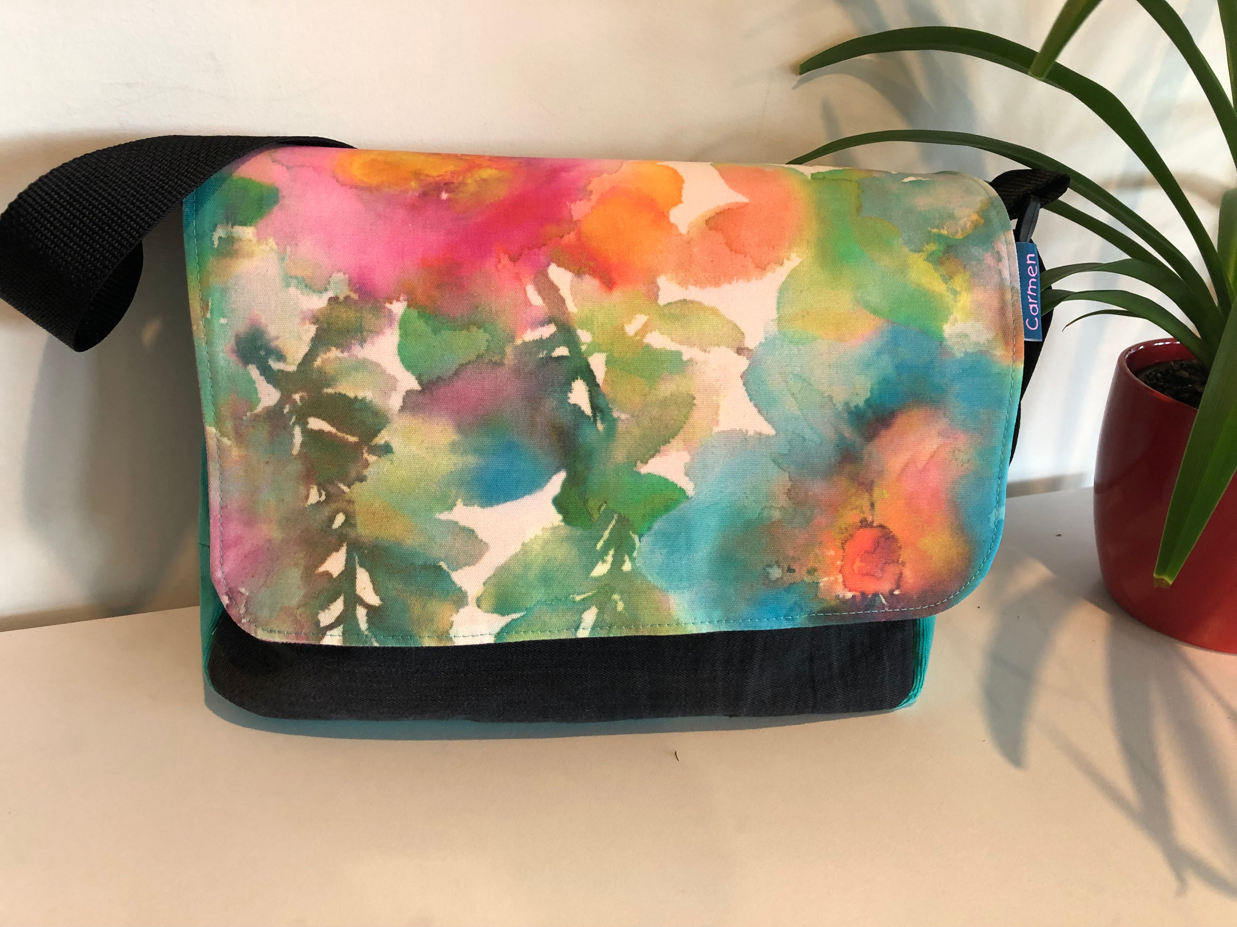 Sac jeans style "aquarelle" #2