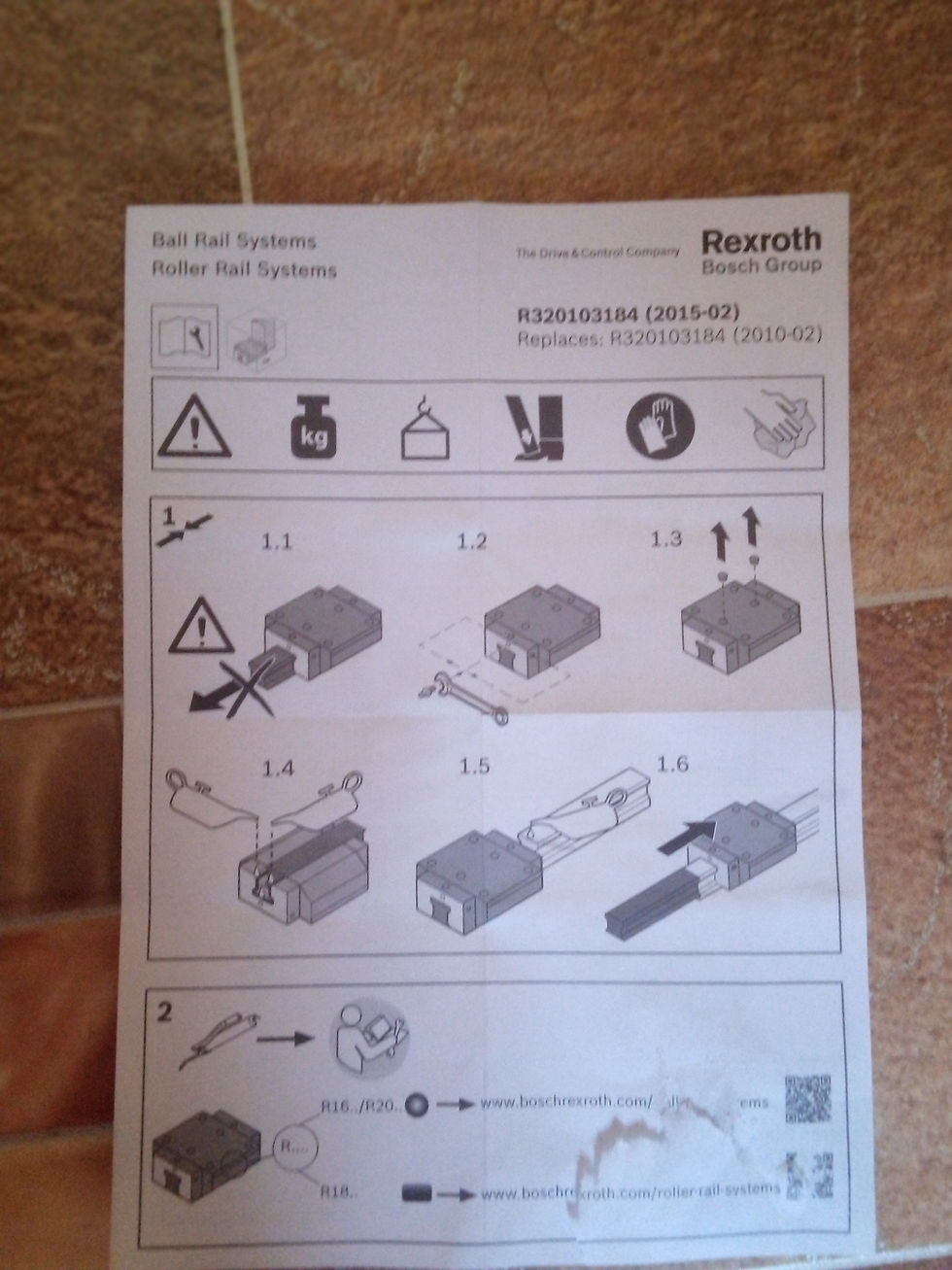 Прев'ю: Каретка роликова CS RWA-035-SLH-C2-S-2 R182432110 Rexroth