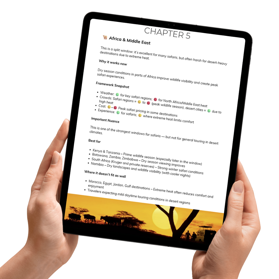 Thumbnail: When To Travel Where (e-book)