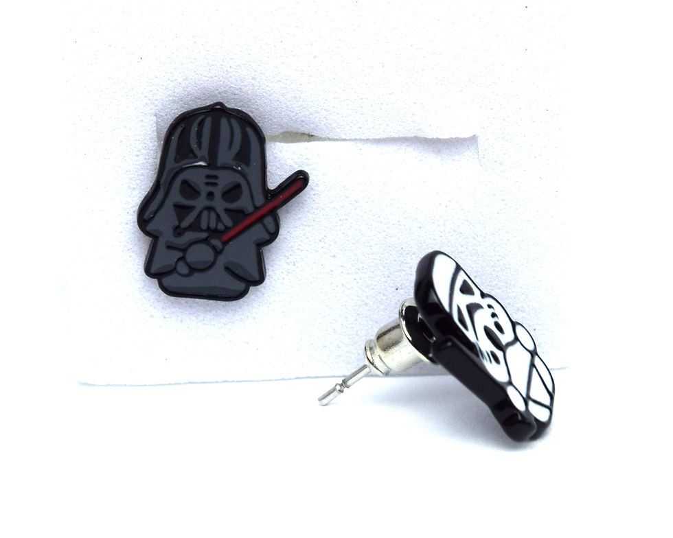 Thumbnail: Star Wars Stormtrooper and Darth Vader Earrings | Star Wars Earrings | Storm Tro