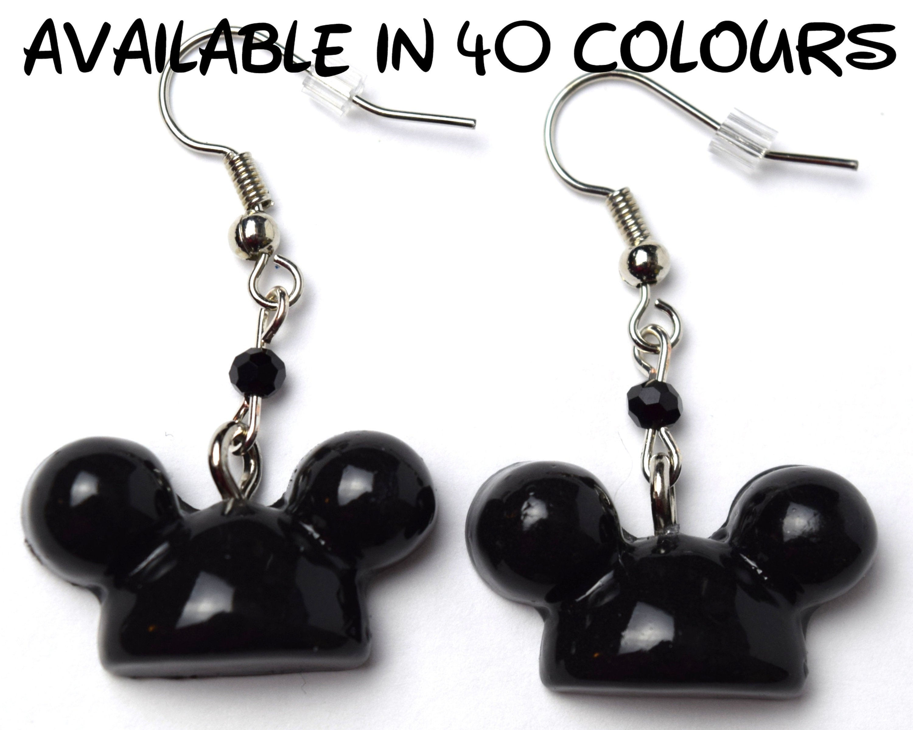 Custom Mickey Mouse Hat Earrings | Mickey Hat Earrings | Disney Hat Earrings | M
