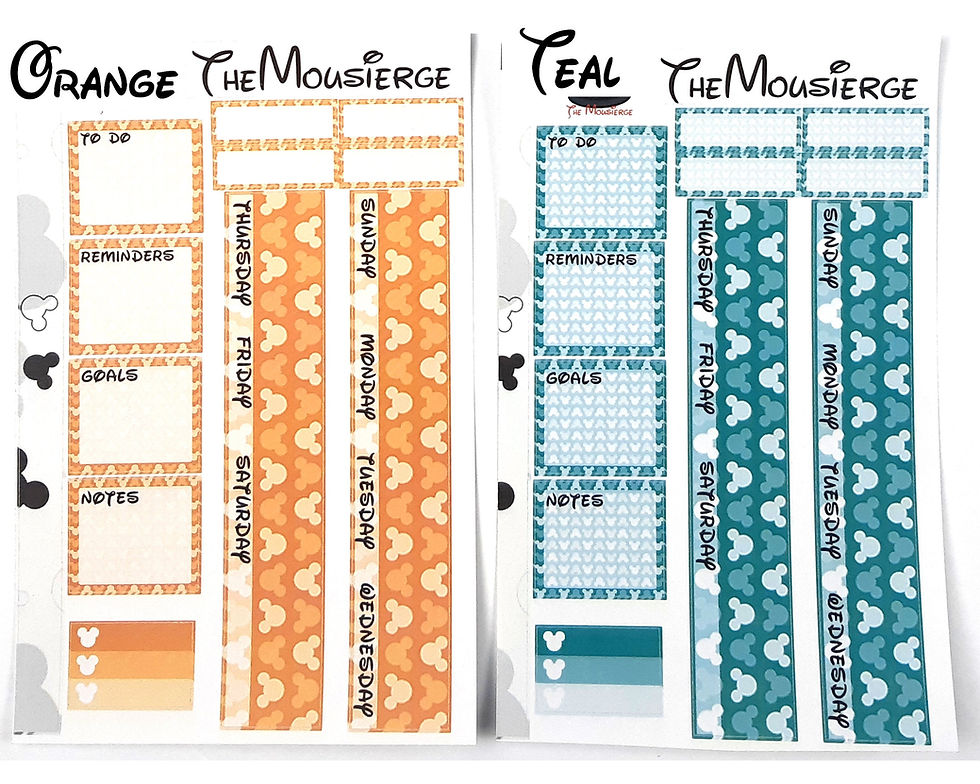 Thumbnail: Hidden Mickey Monthly Planner Stickers | Erin Condren | For LifePlanners Organiz
