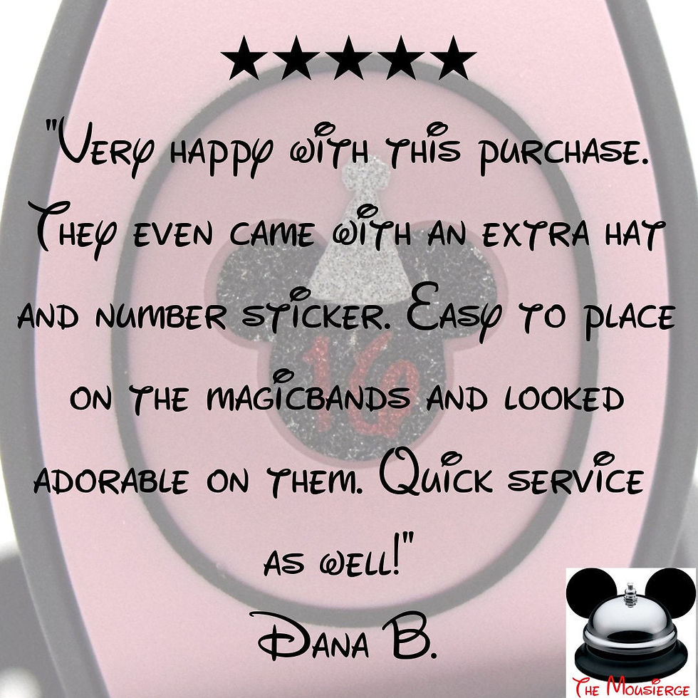Thumbnail: Birthday Mickey MagicBand 2.0 Decal | Celebration Magic Band Decal | Disney Worl