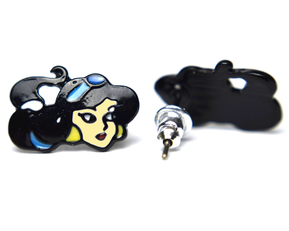 Thumbnail: Jasmine Earrings | Aladdin Jewelry | Gift for Disney Fan | Princess Studs | Disn