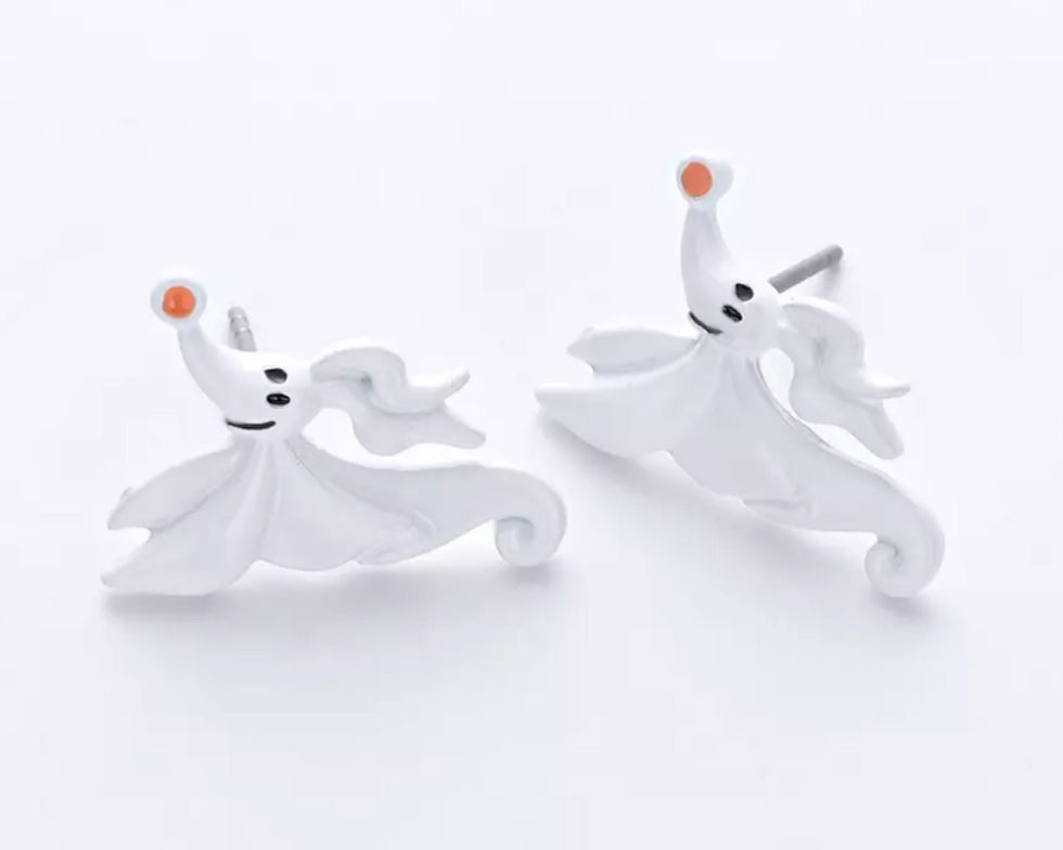 Thumbnail: Zero Earrings | Nightmare Before Christmas Jewelry | Gift for Disney Fan | Ghost