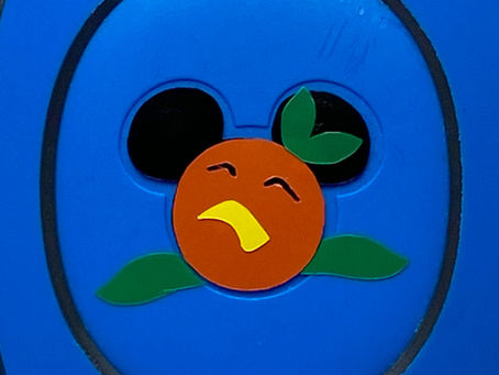 Layering Your Orange Bird MagicBand Decal