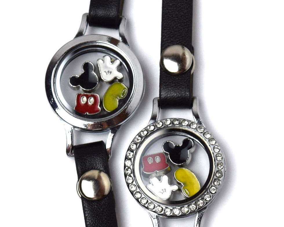 Thumbnail: Disney Floating Charm Bracelet | Mickey Mouse Floating Charm Bracelet | Mickey C