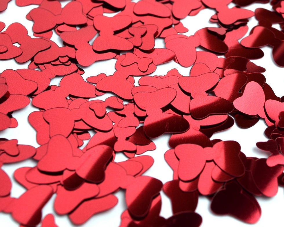 Thumbnail: Foil Minnie Mouse Bow Confetti | Minnie Mouse Confetti | Minnie Mouse Decoration