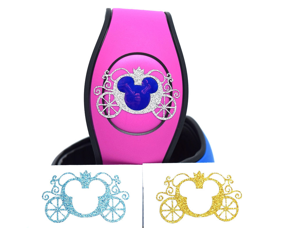 Thumbnail: MagicBand Cinderella Coach Decal | MagicBand Carriage Decal | Cinderella's Coach
