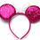 Thumbnail: Fuchsia Sequin Minnie Ears | Disneyland Ears | Disney Ears | Disney Trip Ears | 