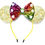 Thumbnail: Yellow and Rainbow Glitter Minnie Ears | Minnie Mouse Ears | Mickey Ears |  Disn