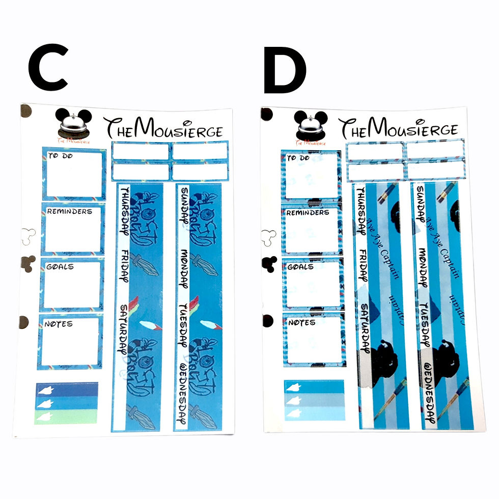 Thumbnail: Peter Pan Planner Stickers | Erin Condren | For LifePlanners Organizers Journal 