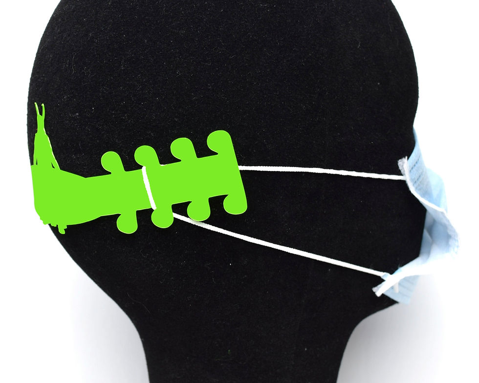 Thumbnail: Loki Face Mask Ear Saver | Plastic Mask Extender | Disney Ear Protector | Adjust