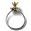 Thumbnail: Disney Villain Evil Queen Crown & Shawl Ring | Gift for Snow White Fan | Disneyl